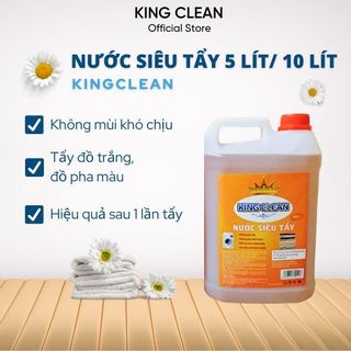 Nước tẩy đa năng tẩy quần áo trắng, áo màu, nệm, thảm đa năng king clean dùng cho tiệm giặt, nhà hàng đánh bay vết bẩn