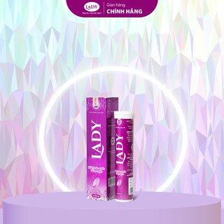 Viên sủi nở ngực LADY Giúp tăng vòng 1 săn chắc an toàn, Tăng Cường Nội Tiết Tố Nữ