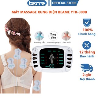 Máy Massage Xung Điện Trị Liệu Beame YTK-309B, Máy Mát Xa Xung Điện Châm Cứu Bấm Huyệt 8 Miếng Dán