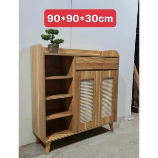 Tủ giày gỗ - kệ để giày dép gỗ mdf chống thấm nước,lắp ráp đơn giản có video hướng dẫn lắp có hỏatốc