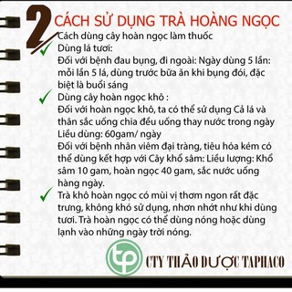 [Túi Lớn 500gram] Lá hoàn ngọc khô - Tấn Phát - Trà thơm sạch tốt cho cơ thể