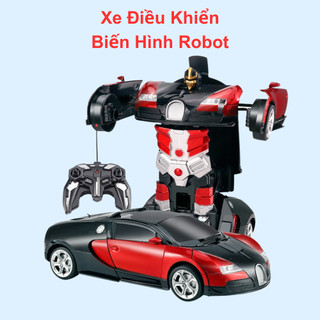 Ô tô điều khiển từ xa xe điều khiển từ xa màu đỏ bóng biến hình robot chất liệu siêu bền thiết kế siêu đẹp