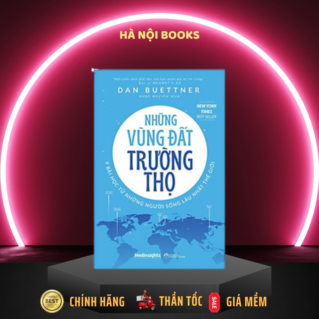 Sách - Những Vùng Đất Trường Thọ - AlphaBooks