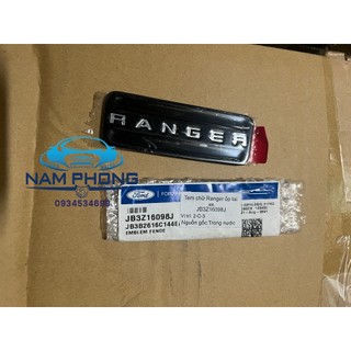 Tem chữ Ranger ốp tai xe Ford Ranger 2011 - 2021 - JB3Z16098J / JB3B2616C144EA