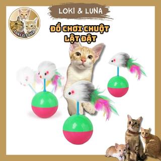 Đồ chơi cho mèo chuột lật đật, banh lật đật cho mèo