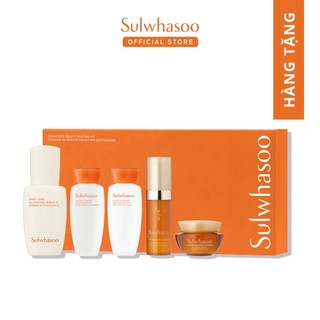 Bộ 5 sản phẩm chống lão hóa từ nhân sâm - Sulwhasoo Signature Routine Kit