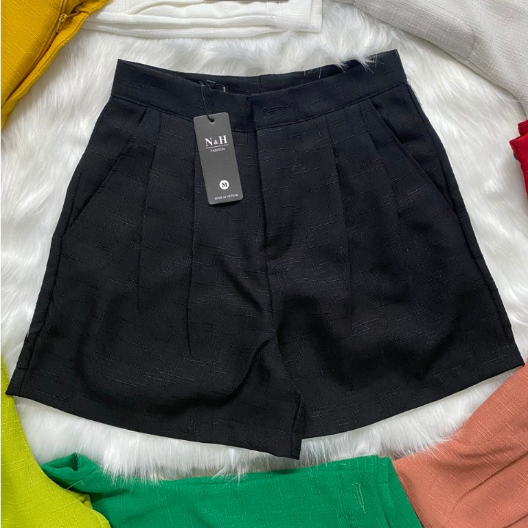 🌼  Quần Đùi Nữ Vải LINEN Gân Cao Cấp - Thời Trang Và Sự Thoải Mái 🌼