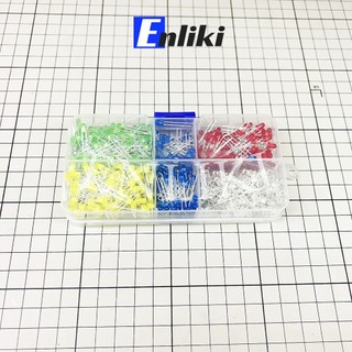 Combo LED 3mm 5 Màu (500 Chiếc)