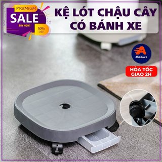 Đế Để Chậu Cây Cảnh, Chậu Hoa, Có Bánh Xe, Khay Hứng Nước, Giá Treo Cây Cảnh