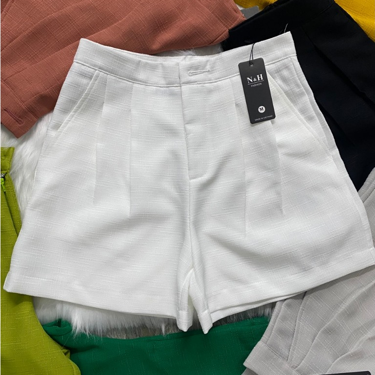 🌼  Quần Đùi Nữ Vải LINEN Gân Cao Cấp - Thời Trang Và Sự Thoải Mái 🌼