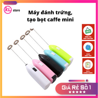 Máy đánh trứng, khuấy, trộn cafe, mini cầm tay, Máy tạo bọt caffe mini