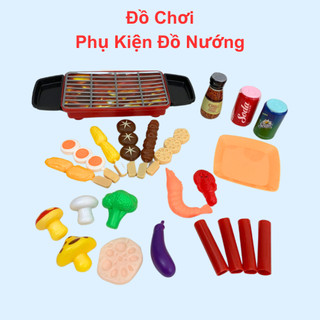 Bộ bếp nướng mini đồ chơi nấu ăn mini cho bé chơi đồ hàng cùng bạn bè