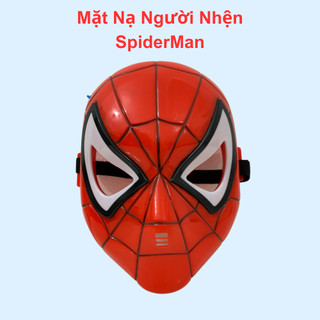 Đồ chơi mặt nạ người nhện mặt nạ spiderman có nhạc và đèn cho bé tập hóa trang vui chơi cùng bạn bè