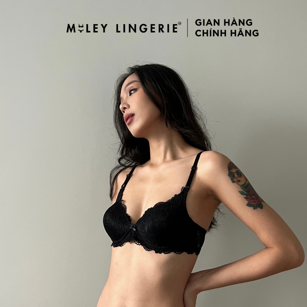 Áo Ngực Ren Không Gọng Mút Mỏng Miley Lingerie BRL01005