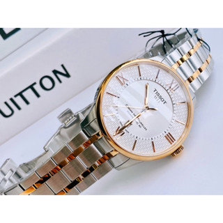 ĐỒNG HỒ NAM CHÍNH HÃNG TISSOT T099.407.22.038.01 Powermatic 80 Chemin des Tourelles White Dial Rose Gold Stainless Steel