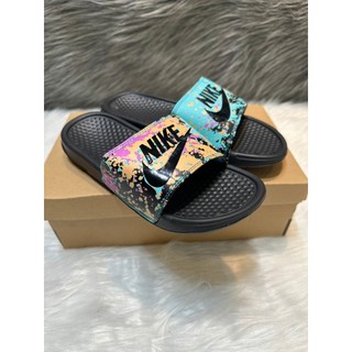 Dép NIKE galaxy xanh nam nữ- tặng kèm hộp