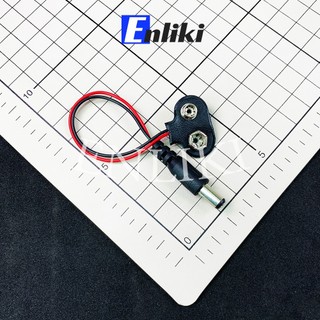 Dây đế pin ra đầu jack dc 5.5x2.1mm 9v