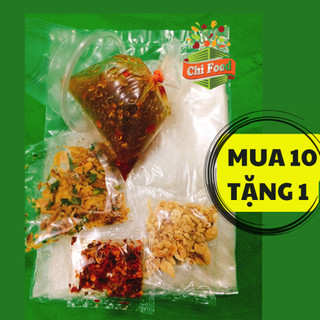 [MUA 10 TẶNG 1] Bánh Tráng Me Tây Ninh Chi Food Bánh Dẻo Chấm Sốt Me Chua Cay