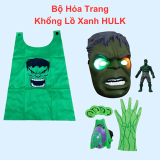 Đồ chơi áo choàng siêu anh hùng khổng lồ xanh hulk đa dạng phụ kiện màu sắc bắt mắt