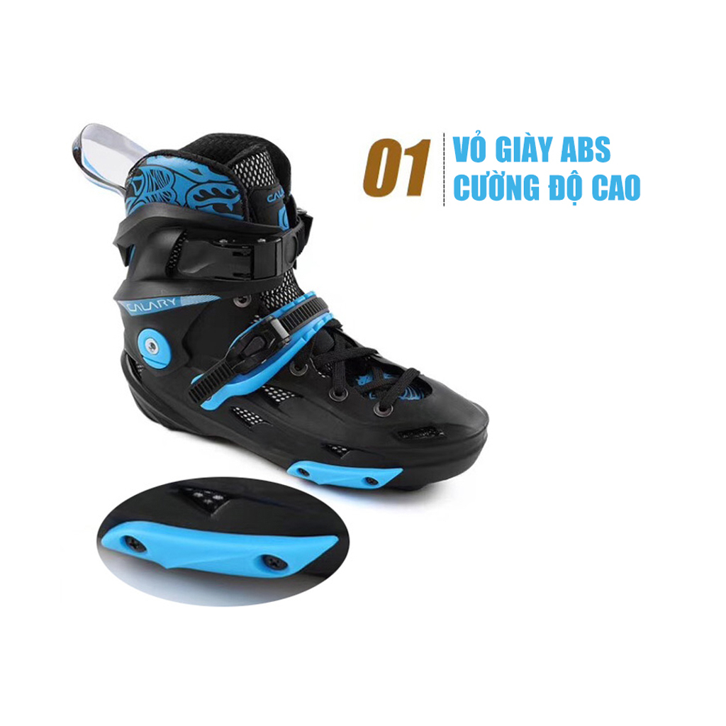 Giày patin người lớn Centosy Calary C9 - bánh cao su đặc, trượt mượt mà thiết kế trượt patin chuyên dụng