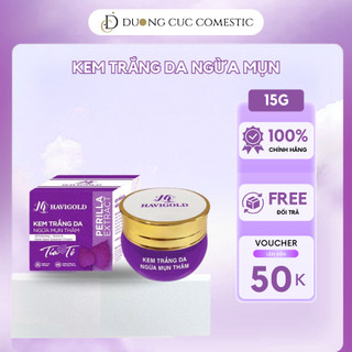 Kem giảm mụn Havigold dưỡng trắng ngừa thâm se khít lỗ chân lông 15g HG04