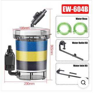 Lọc thùng sunsun ew/hw 604b - lọc thùng nhỏ giá rẻ