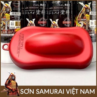 Sơn xịt samurai chính hãng màu đỏ mờ - y9595*.