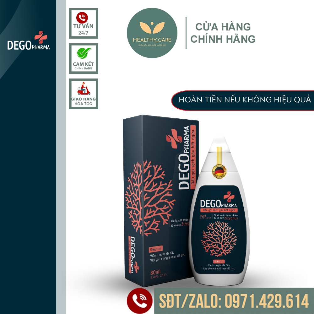 (Cam Kết Chính Hãng) DẦU GỘI DEGO PHARMA [CHÍNH HÃNG] SẠCH GẦU HẾT NGỨA DA ĐẦU
