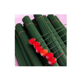 100 dây kẽm làm cành hoa, cành kẽm cắm hoa dài 60cm, 40cm, que kẽm làm cành hoa kẽm nhung, hoa sáp, hoa giấy, hoa len