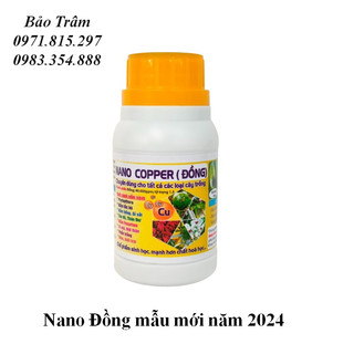 Dung dịch Nano đồng phun xịt cho hoa lan, cây cảnh chai 100ml