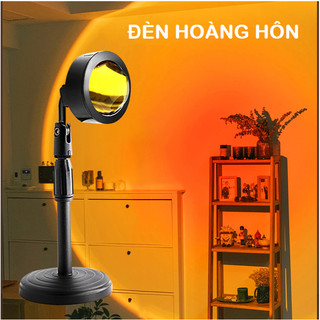 Đèn sunset nhiều màu, đèn rose blackpink Tiktok Hot Đèn chiếu hoàng hôn, mặt trời, cầu vồng trang trí CHILL Cao cấp