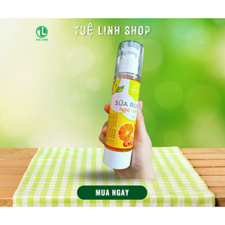 Sữa rửa mặt nghệ, gấc, cam handmade
