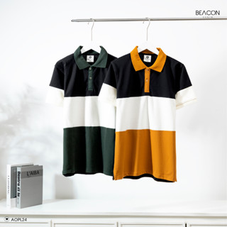 Áo Polo Nam Mẫu Phối Thân 3 Màu BỜM SHOP (Beacon Denim cũ) Form Regular fit Trẻ Trung, Năng Động Mã AOPL24