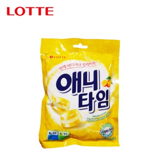 KẸO HƯƠNG CHANH BẠC HÀ XYLITOL LEMON MINT CANDY LOTTE ANYTIME 60 GRAM