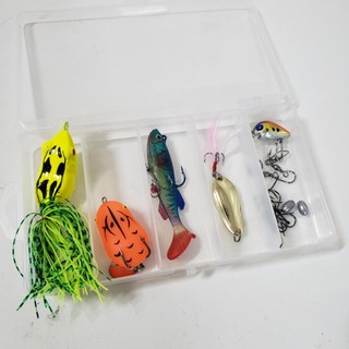 Combo Bộ 5 Mồi Câu Lure Đa Năng – Đủ 3 Tầng Nước (Mặt, Trung, Đáy)