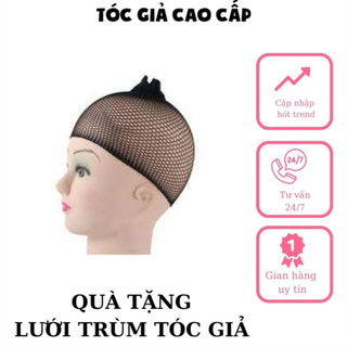 Tóc giả nữ cả đầu xoăn A14