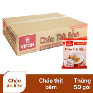 Thùng 50 Cháo Thịt Bằm VIFON có có Gói Thịt Thật 27gr (70g / Gói)