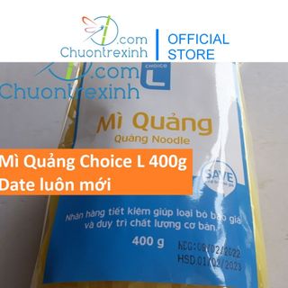 [Hàng tặng không bán] Mì quảng khô gói 400g Choice L Lotte Hàn Quốc tiện dụng date luôn mới