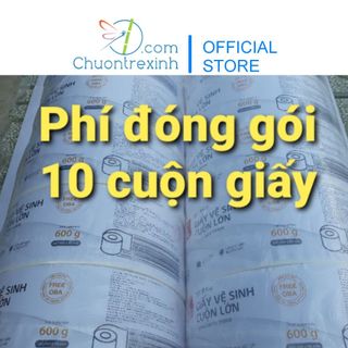 Phí đóng gói 10 cuộn Giấy vệ sinh cao cấp 2 lớp cuộn lớn Choice L Lotte Hàn Quốc 600g chính hãng