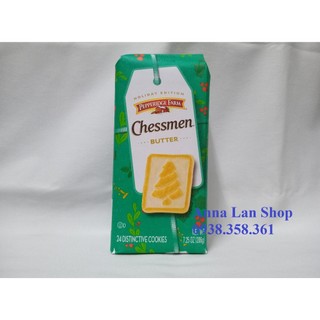 Bánh quy bơ Chessmen - Mỹ (206g)(date 10/24)