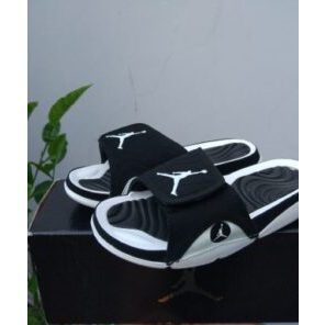 Dép jordan 3 đen trắng -FULL BOX