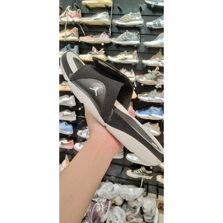 Dép jordan 3 đen trắng -FULL BOX