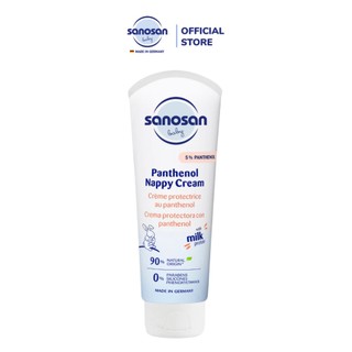 [Date 10/2026]. Kem hăm Sanosan Baby Panthenol Nappy Cream 100ml
