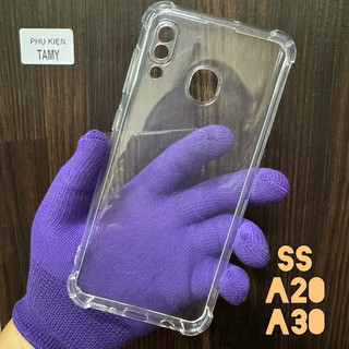 Ốp Lưng Samsung A20/A30 Dẻo Trong Suốt Chống Sốc Có Gù Bảo Vệ 4 Gốc