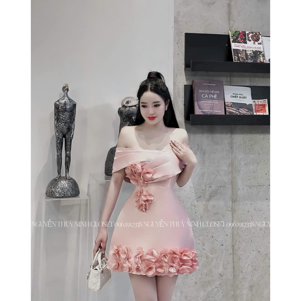 Đâm cúp đính hoa siêu xinh DS
