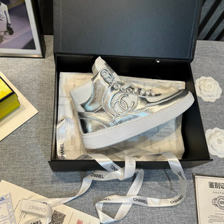 Giày thể thao sneaker màu bạc fullbox
