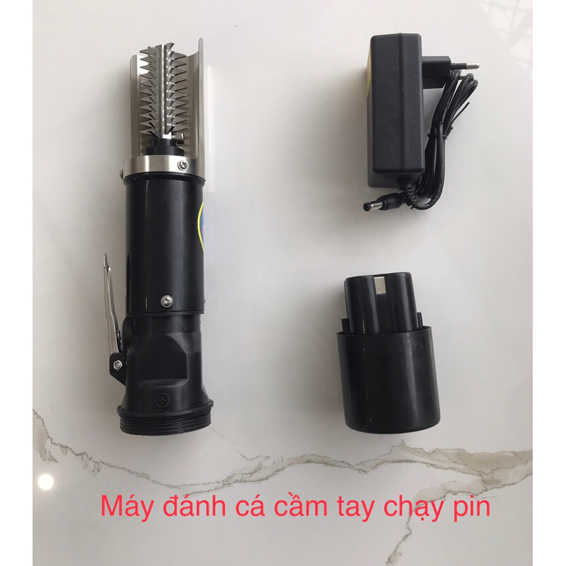 Máy đánh vảy cá chạy pin