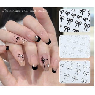Sticker nail nơ trang trí móng mã mới a