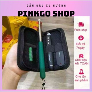 Combo Bút Chỉ Thuyết Trình Laser VP101  - Bút Trình Chiếu Tặng Kèm Bao Da + Pin Và Que Chỉ bảng Đầu Nỉ Dài 1 Mét