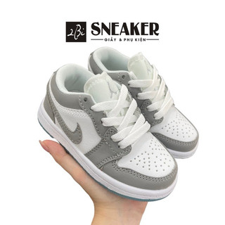 Giày trẻ em jordan low wolf grey cao cấp TE